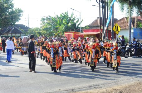 Dokumentasi Parade Drumband MIM 3 Prima Ngunut, Sabtu (16/8/25).