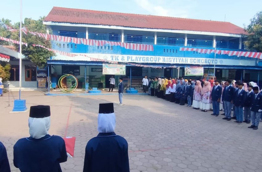  Upacara HUT RI ke-80 PCM Kauman, Wujud Kebersamaan Ortom dan AUM